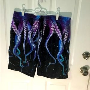 Mens Walmart octopus swim trunks XL